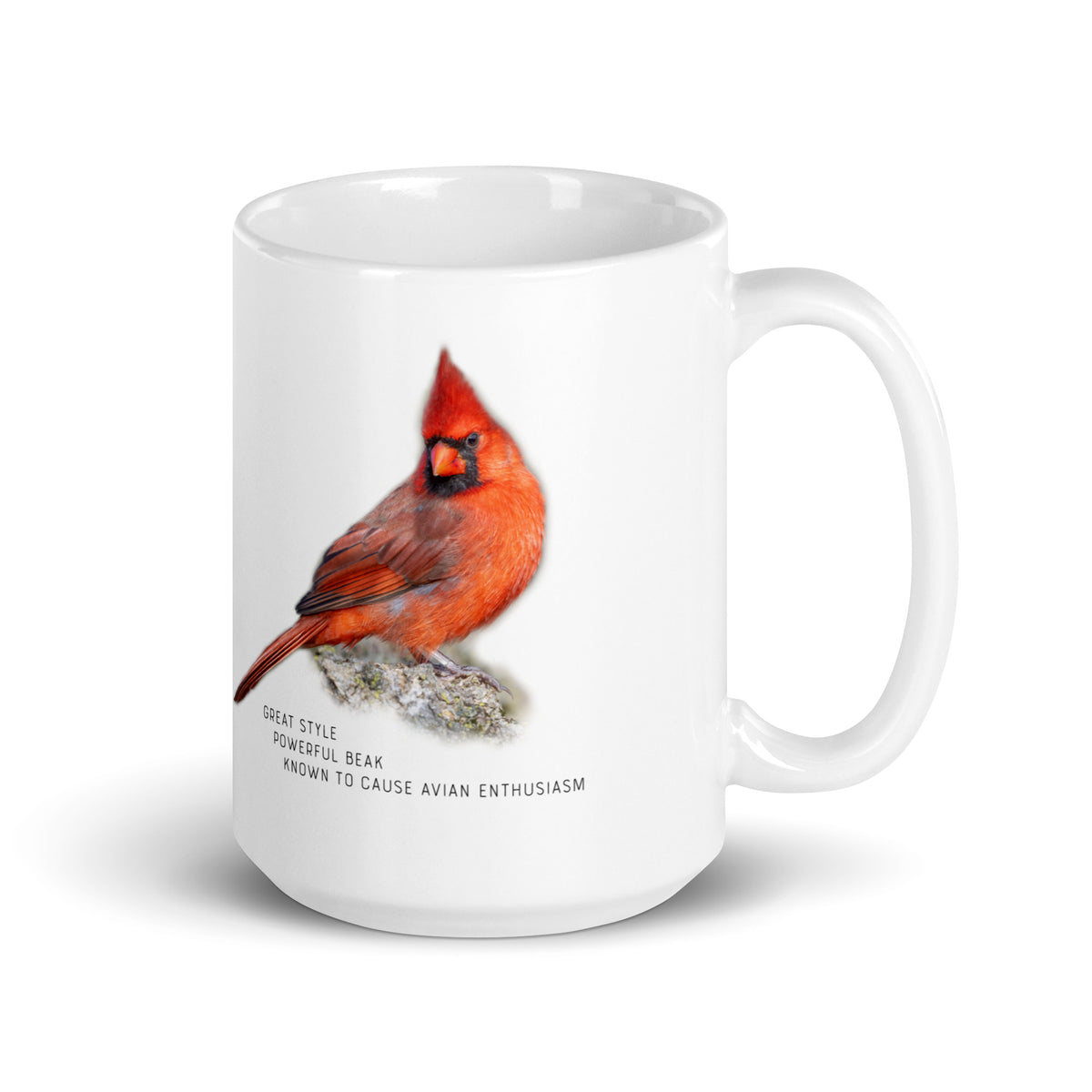 Cardinal Ohio State Bird Coffee Mug by Teresa Jack - Pixels